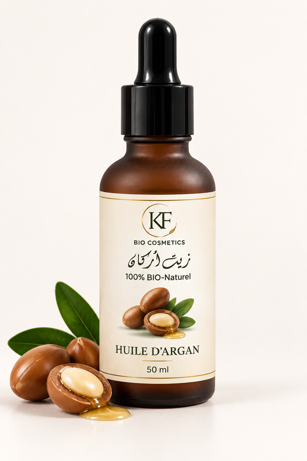 🌿 Huile d’Argan Pure – 50 ml | KF Biocosmetics