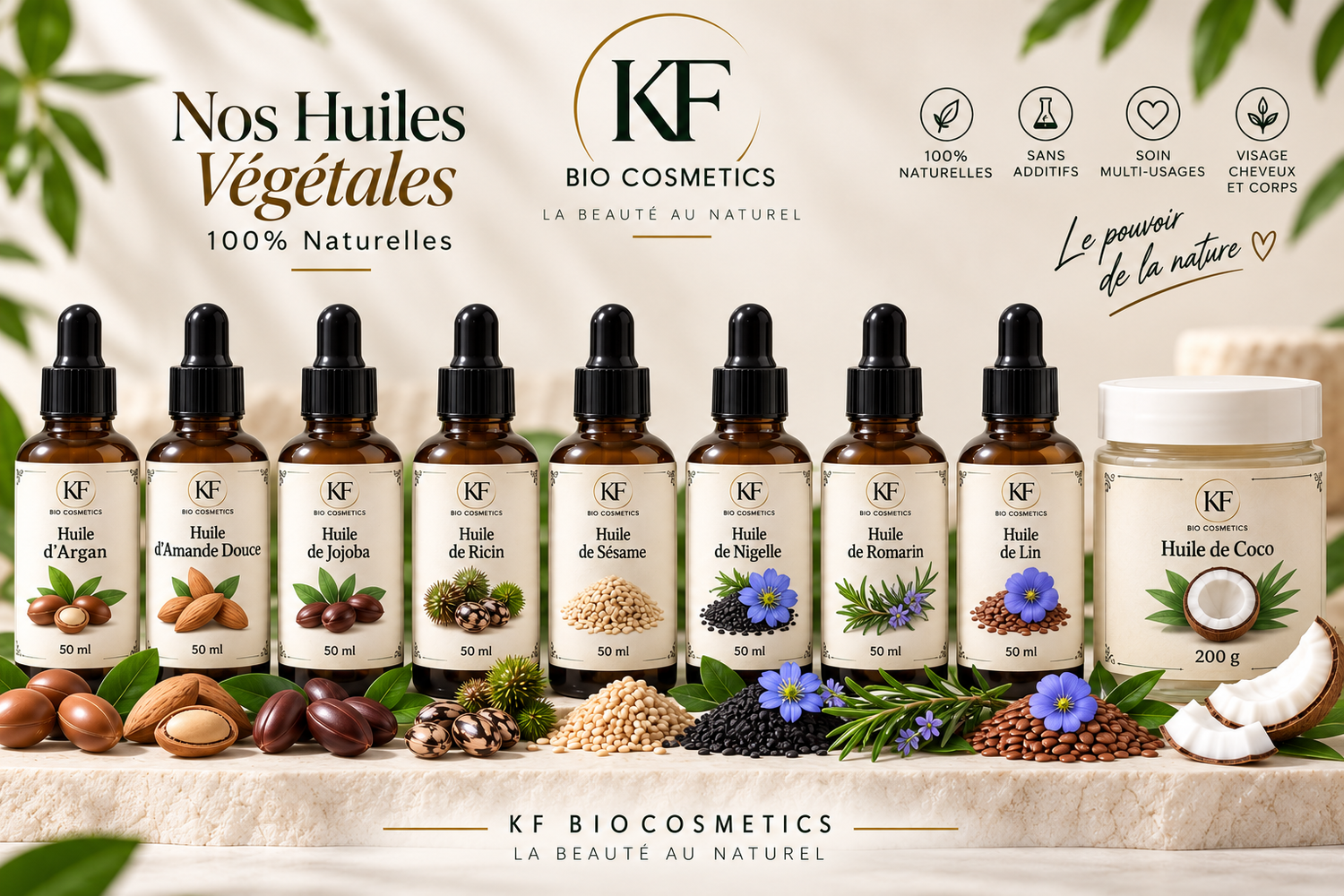 🌿 Huiles végétales